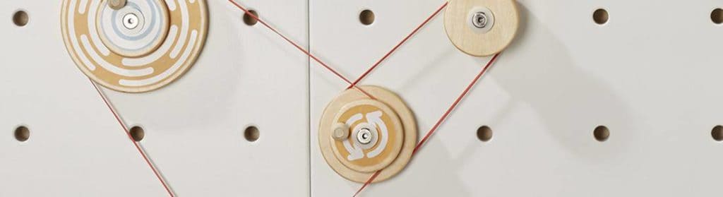 commercial interior design page image showing wall of fun